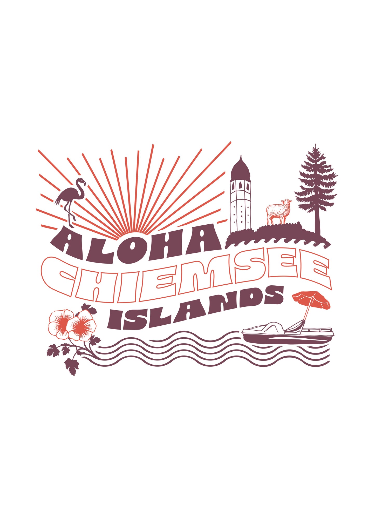 Easy-Fit "Aloha Chiemsee Island"